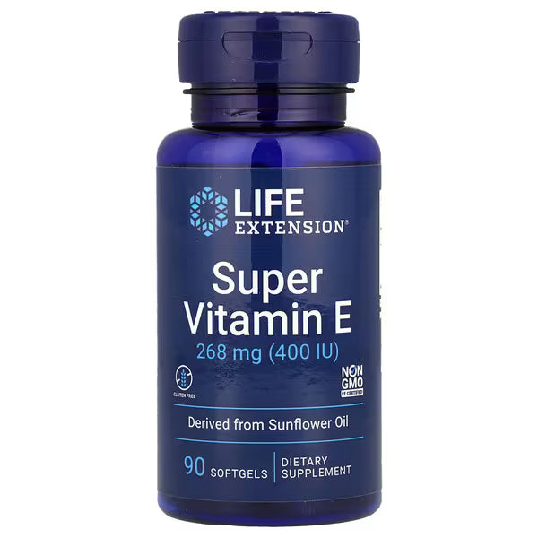 Life extension- Vitamina E 400IU 90 cápsulas