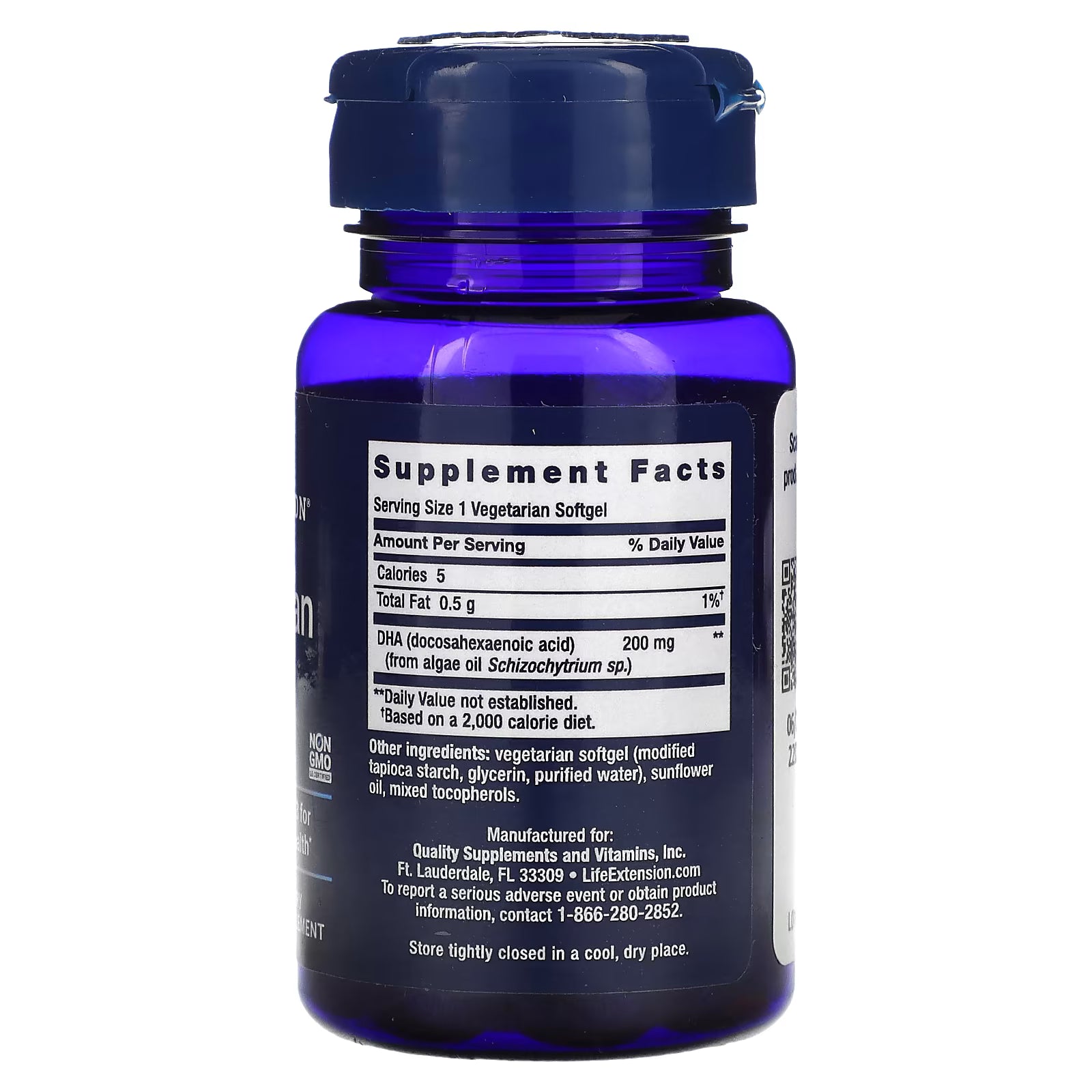 Life extension- DHA Vegano 30 cápsulas