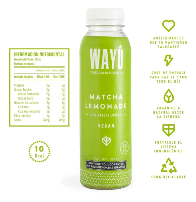 Wayú- Matcha lemonade