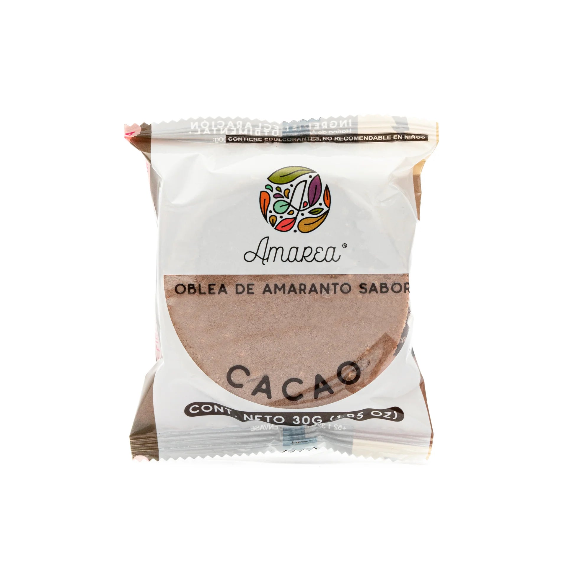 Amarea - Obleas de amaranto sabor cacao