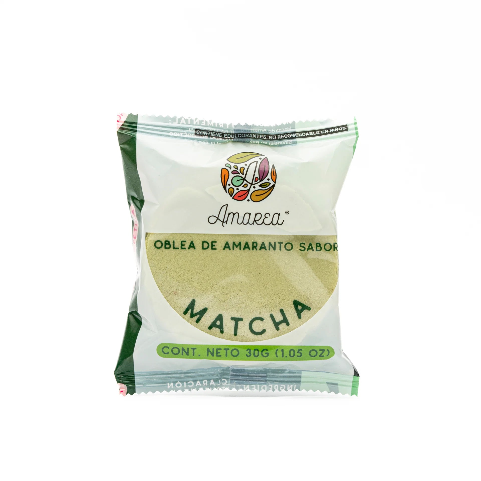 Amarea - Obleas de amaranto sabor matcha