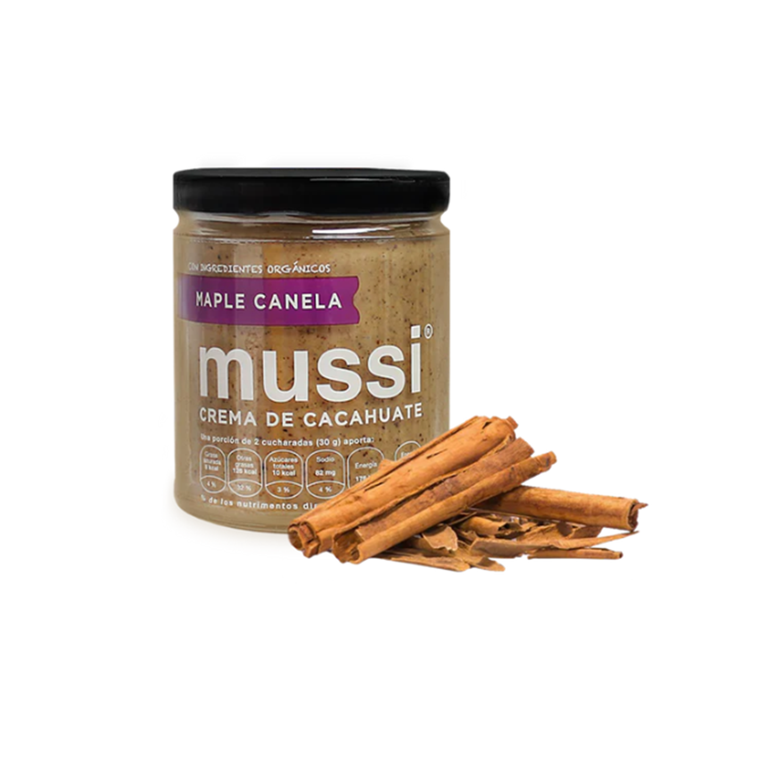 Mussi- crema de cacahuate maple+canela