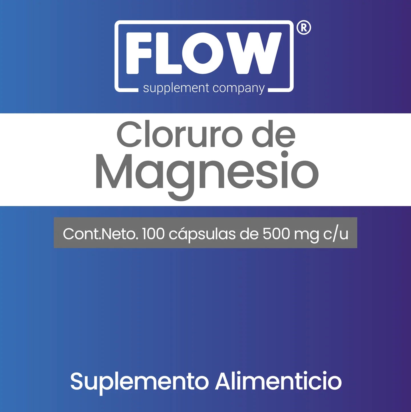 Flow- Cloruro de magnesio cápsulas