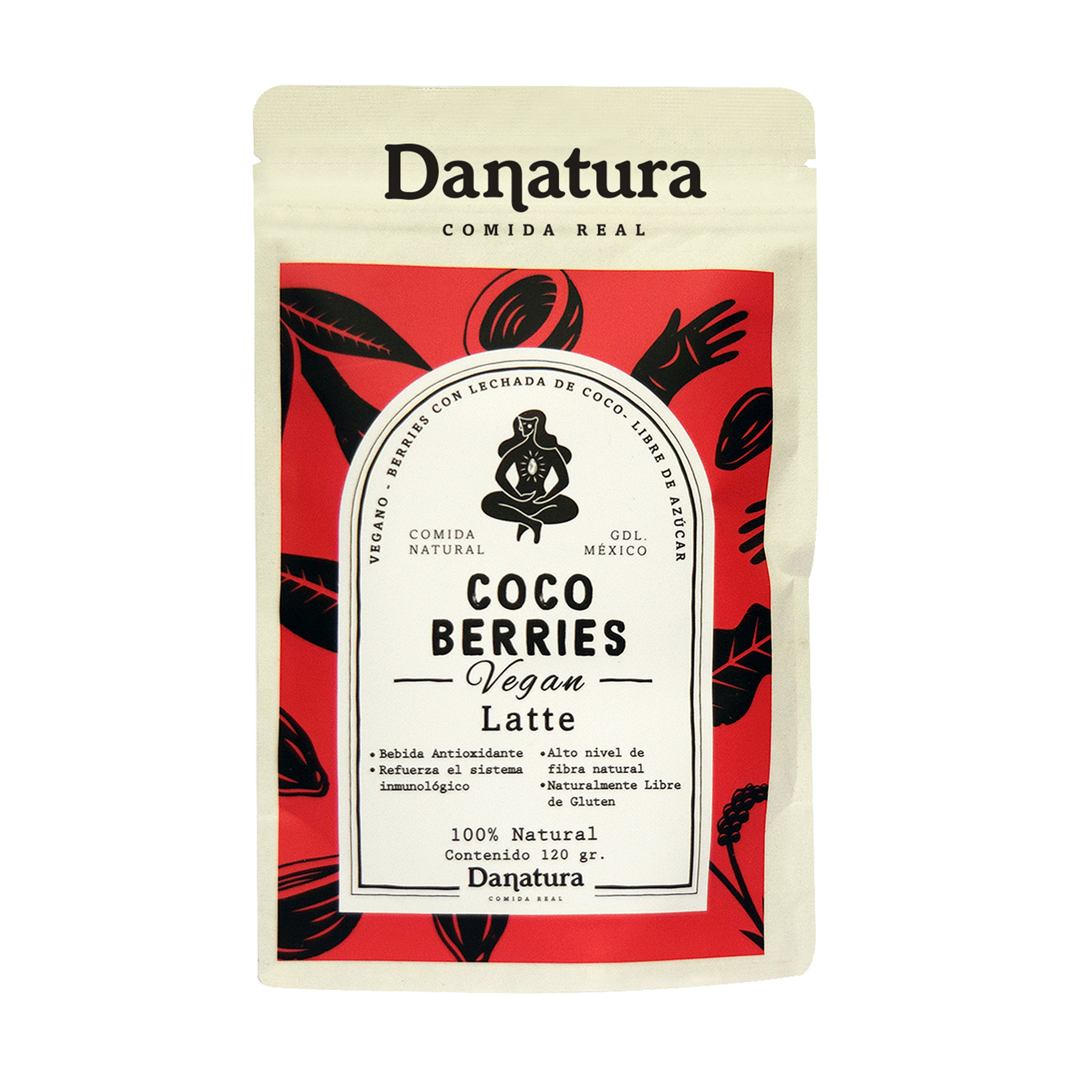 Danatura -Coco berries vegan latte