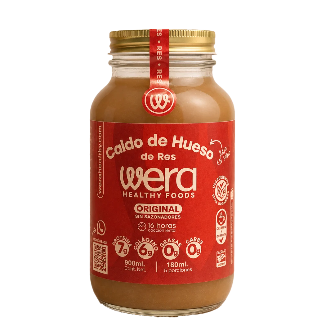 Wera healthy- Caldo de huesos de res.