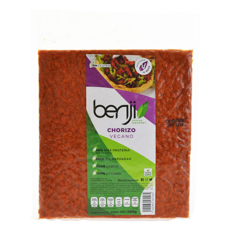 Benji- Chorizo vegano
