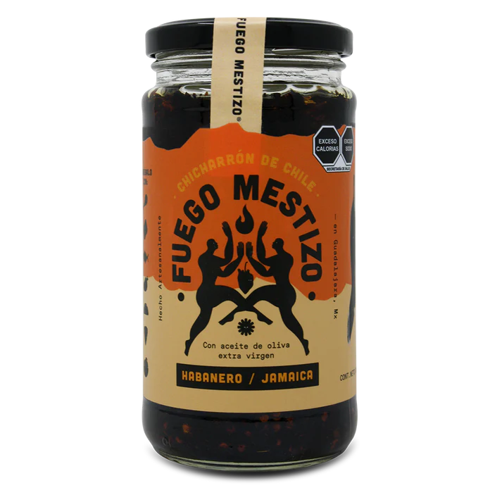 Fuego Mestizo- Chicharron de Chile Habanero+Jamaica