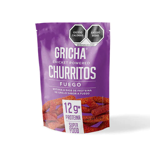 Gricha- Churritos con proteína de grillo
