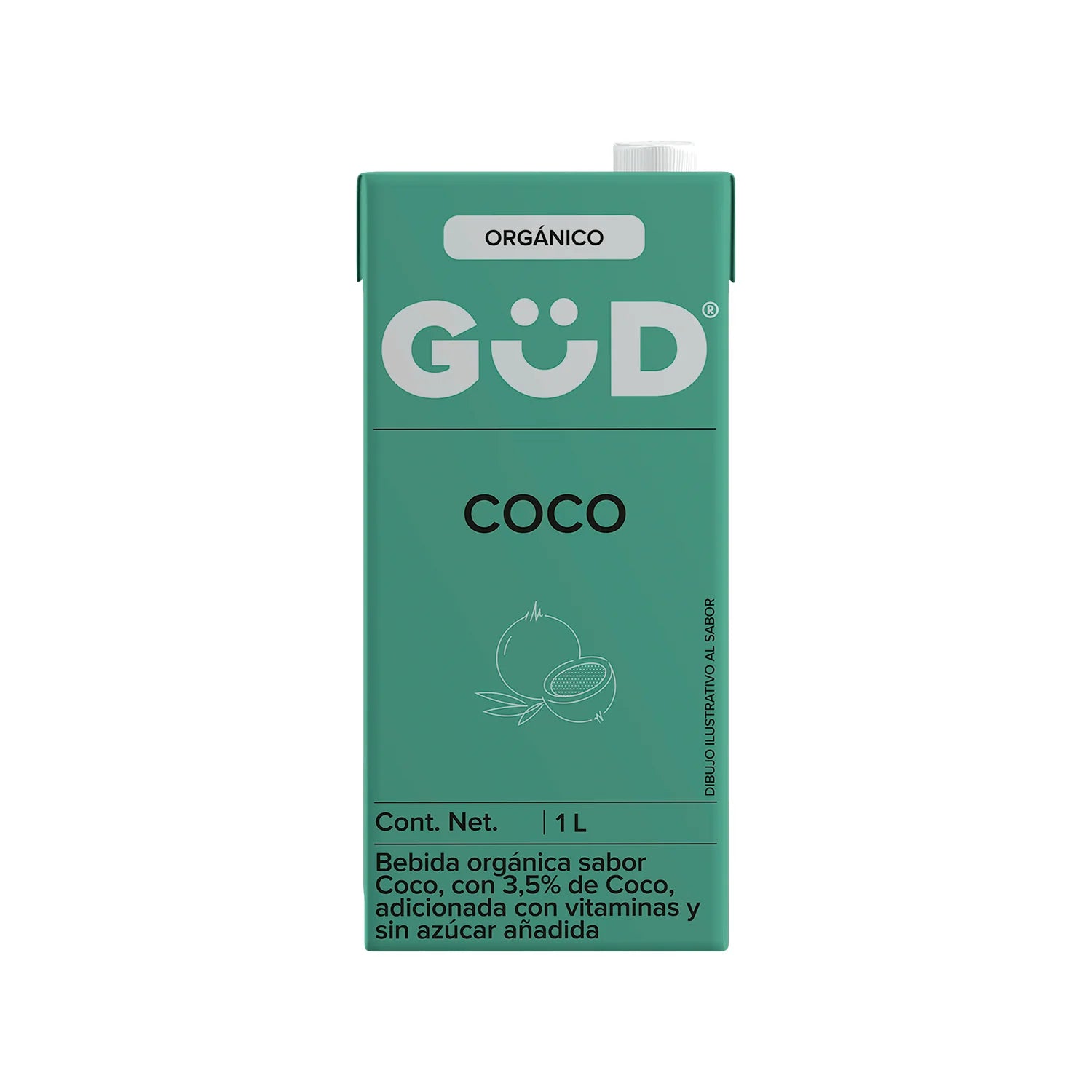 GUD -Bebida de coco sin azúcar