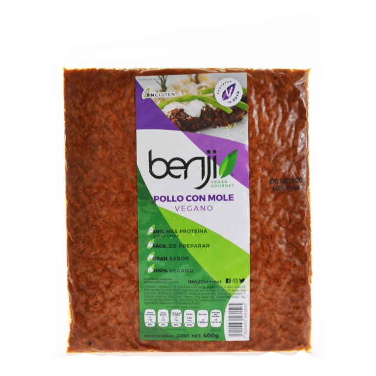 Benji- Pollo con mole vegano
