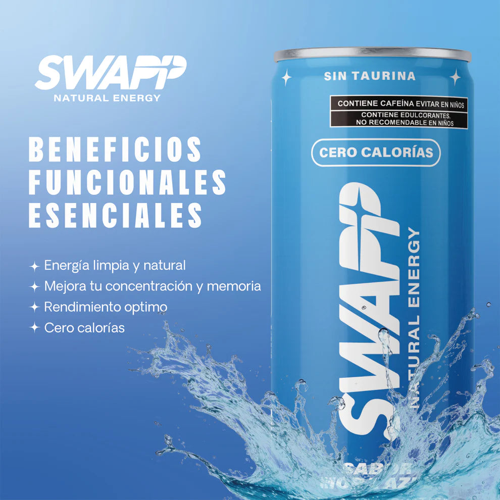 SWAPP ENERGY- Bebida energética nautural
