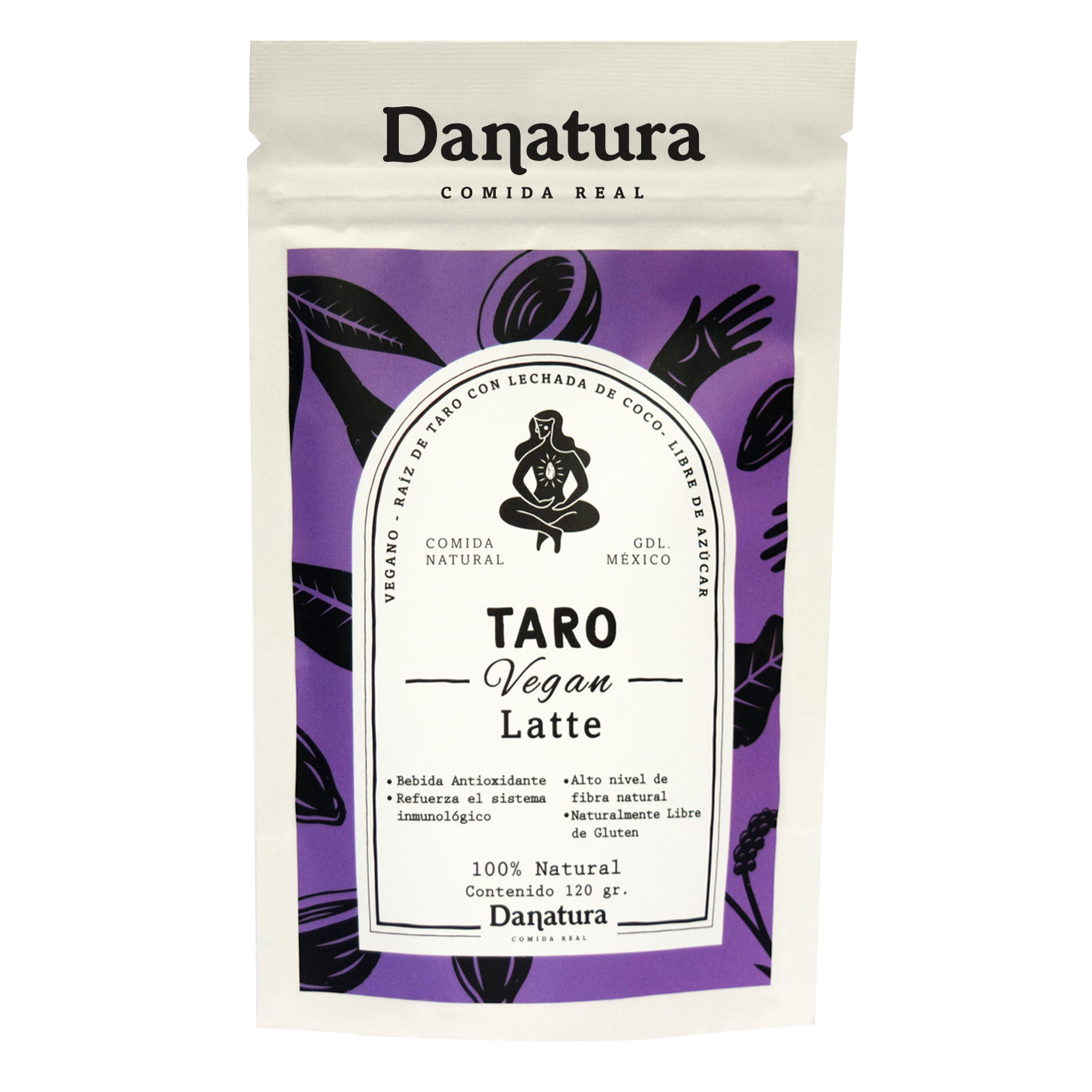 Danatura -Taro vegan latte