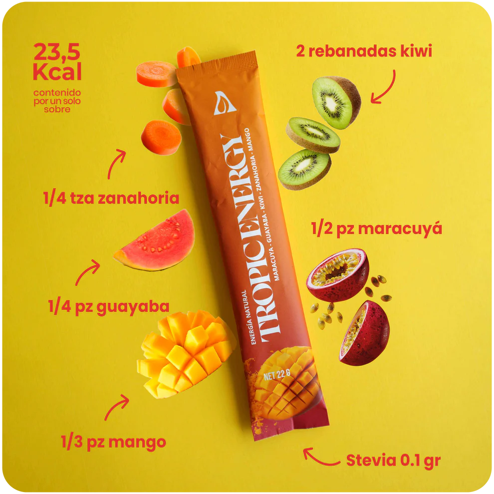 Amorasana- Jugo natural liofilizado (Tropic Energy)