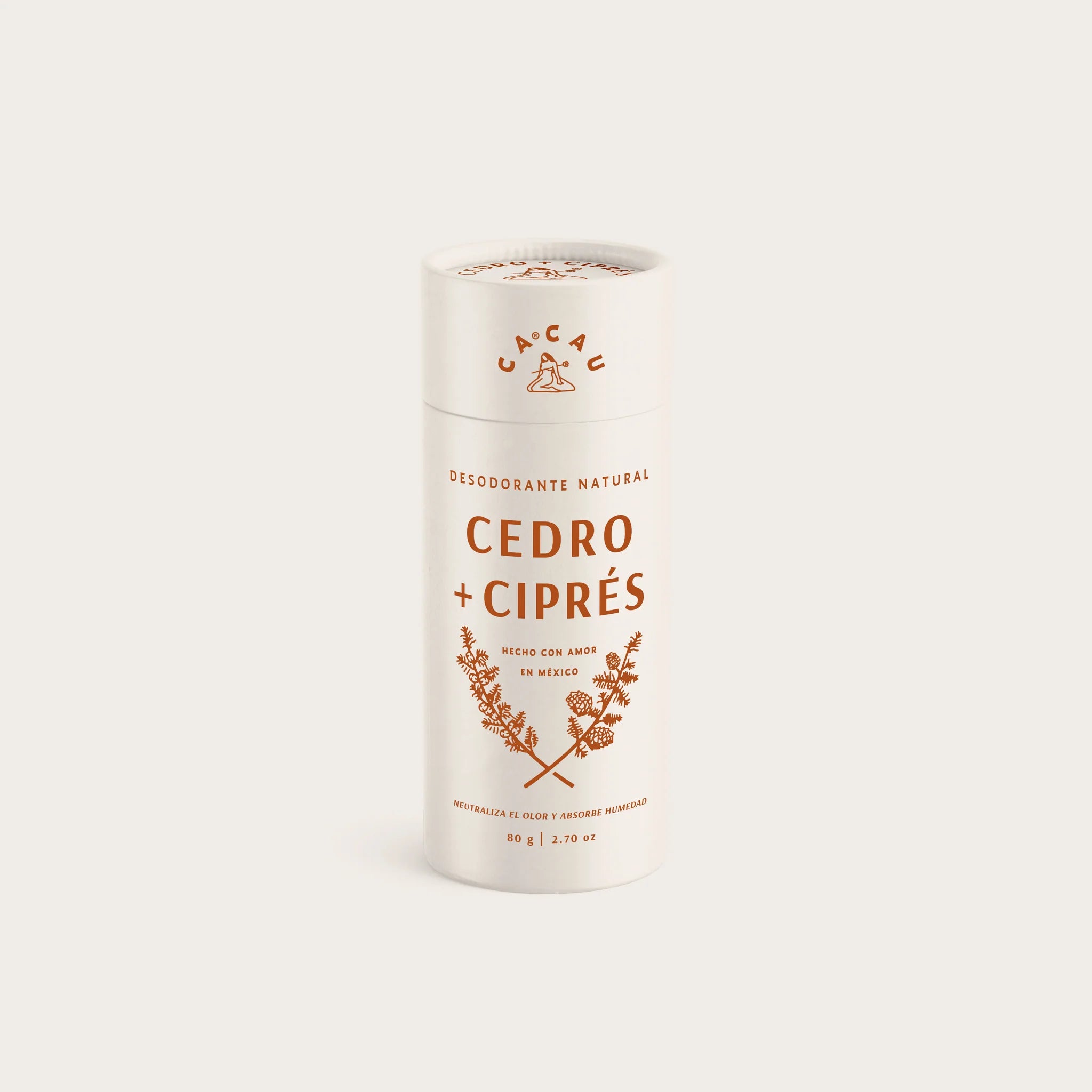 CACAU- Desodorante natural vegano cedro+ciprés