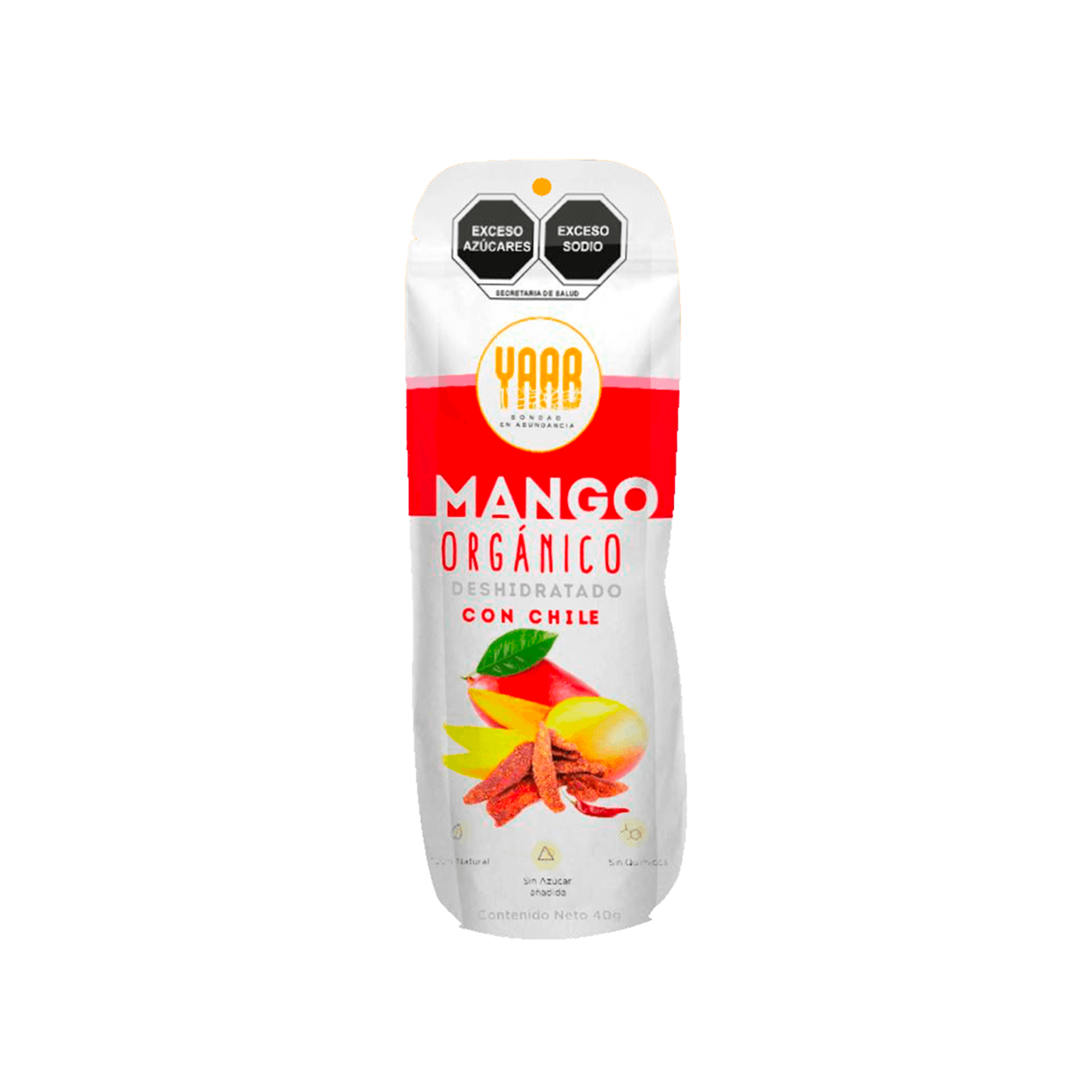 Yaab- Mango deshidratado orgánico con chile