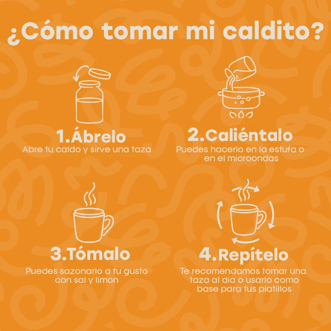 Wera healthy- Caldo de huesos de pollo.