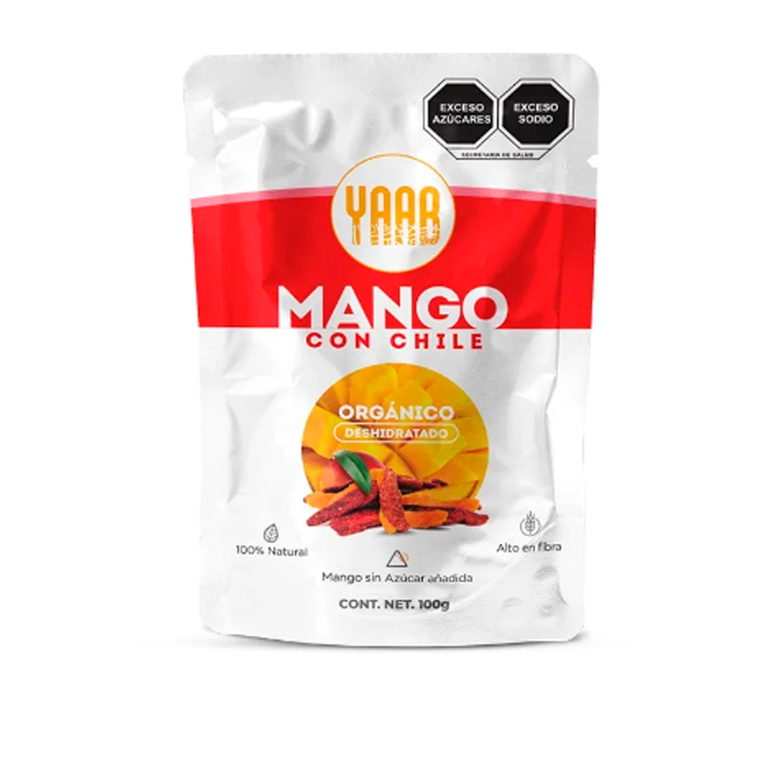 Yaab- Mango deshidratado orgánico con chile