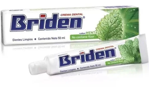 Briden- Pasta de dientes sin fluor