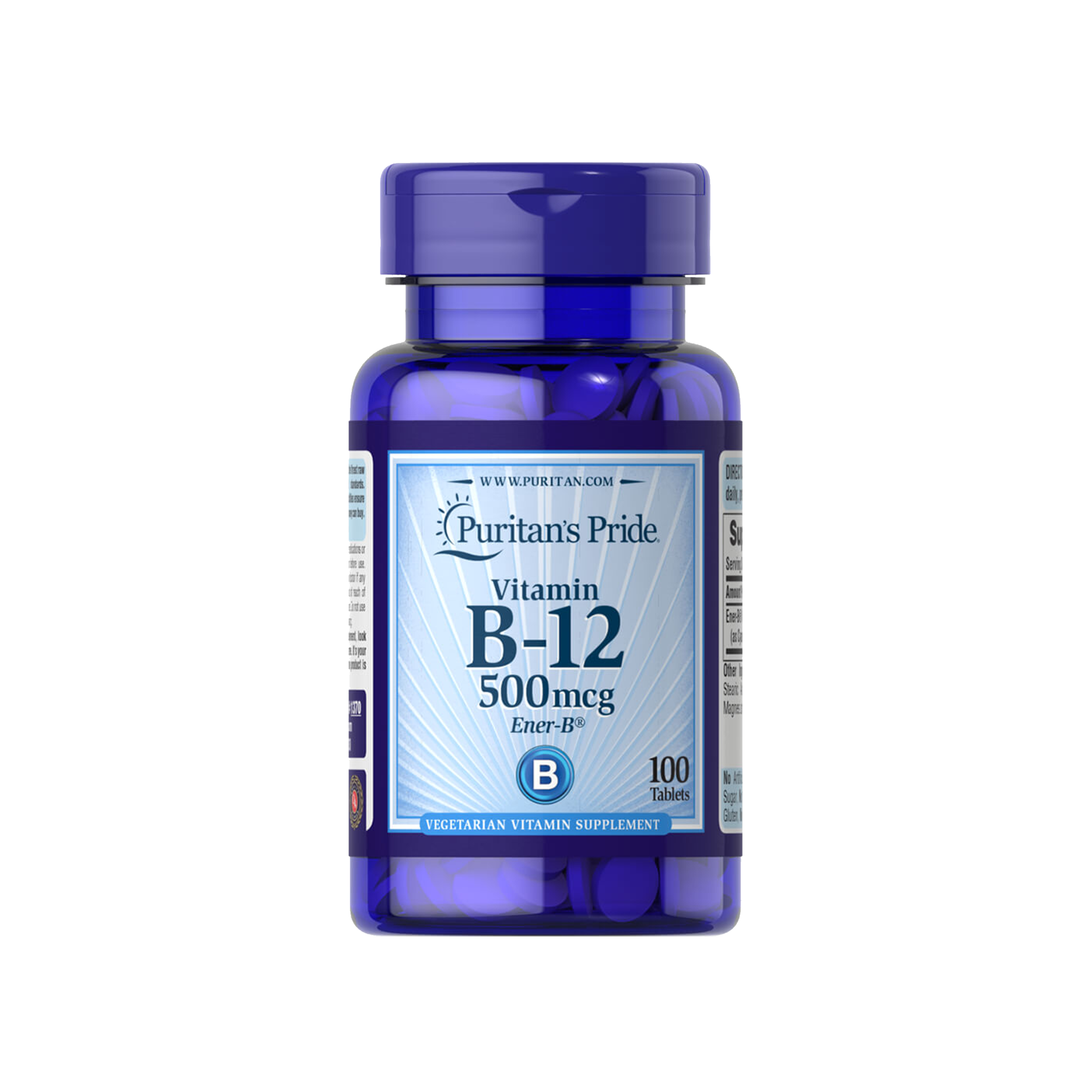 Puritan's Pride - Vitamina B12 500 MCG