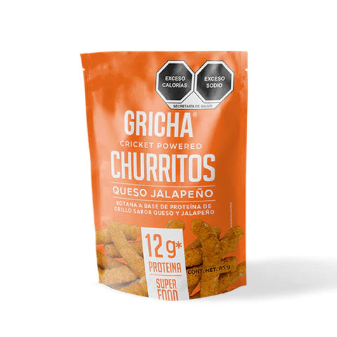 Gricha- Churritos con proteína de grillo