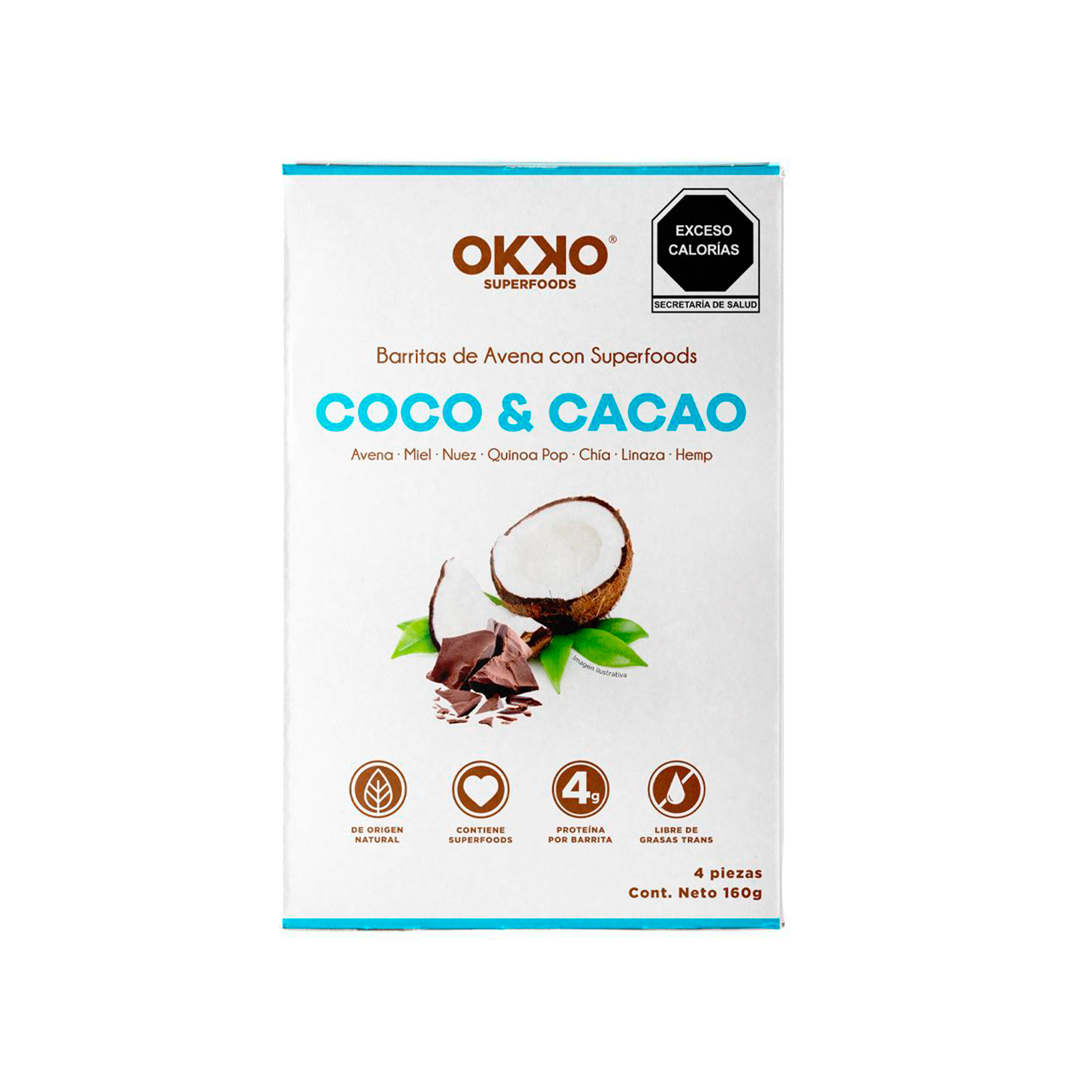 OKKO - Barritas de Coco y Cacao