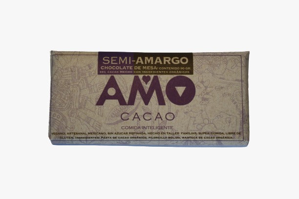 Amo cacao -Chocolate de mesa semi amargo