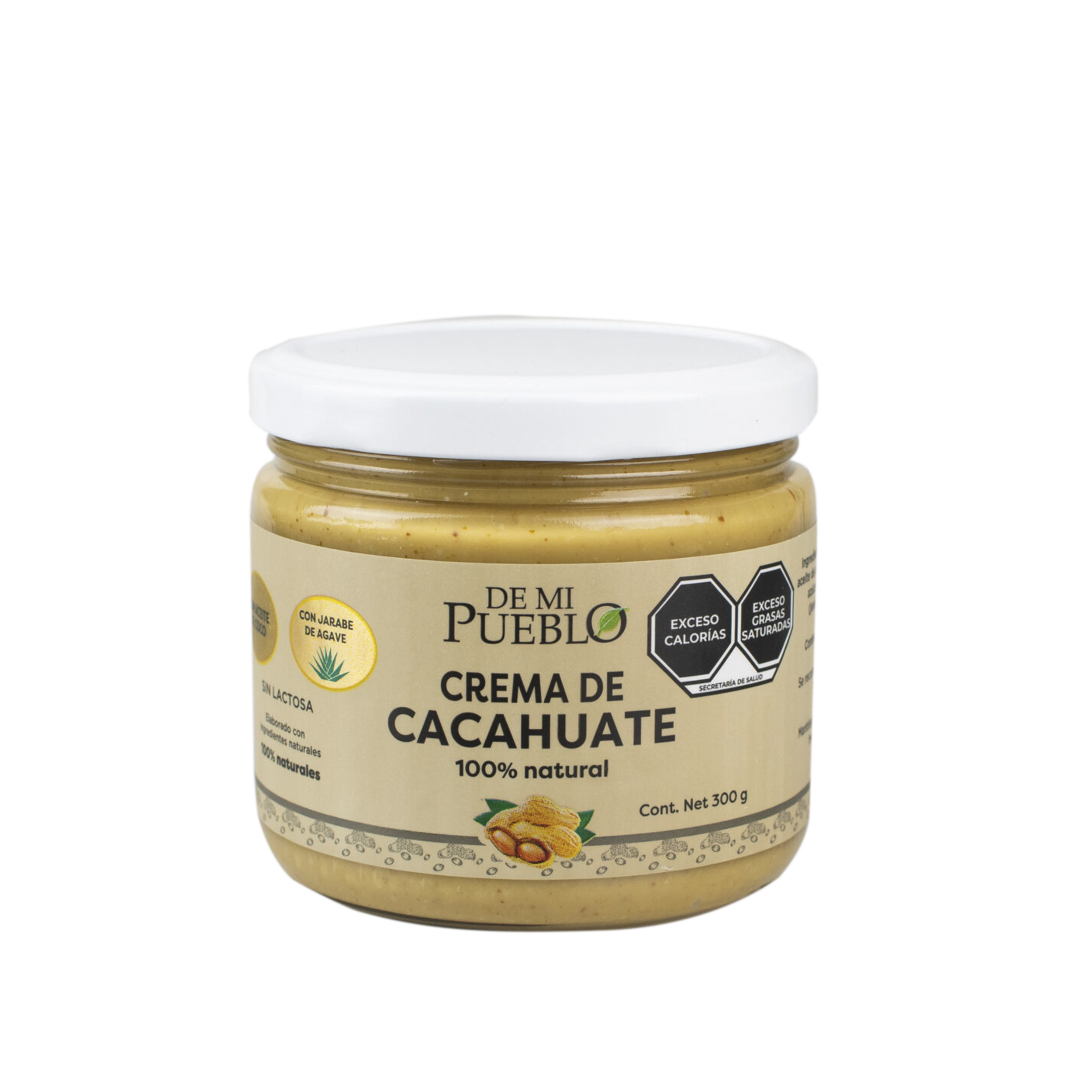 De Mi Pueblo - Crema de cacahuate natural