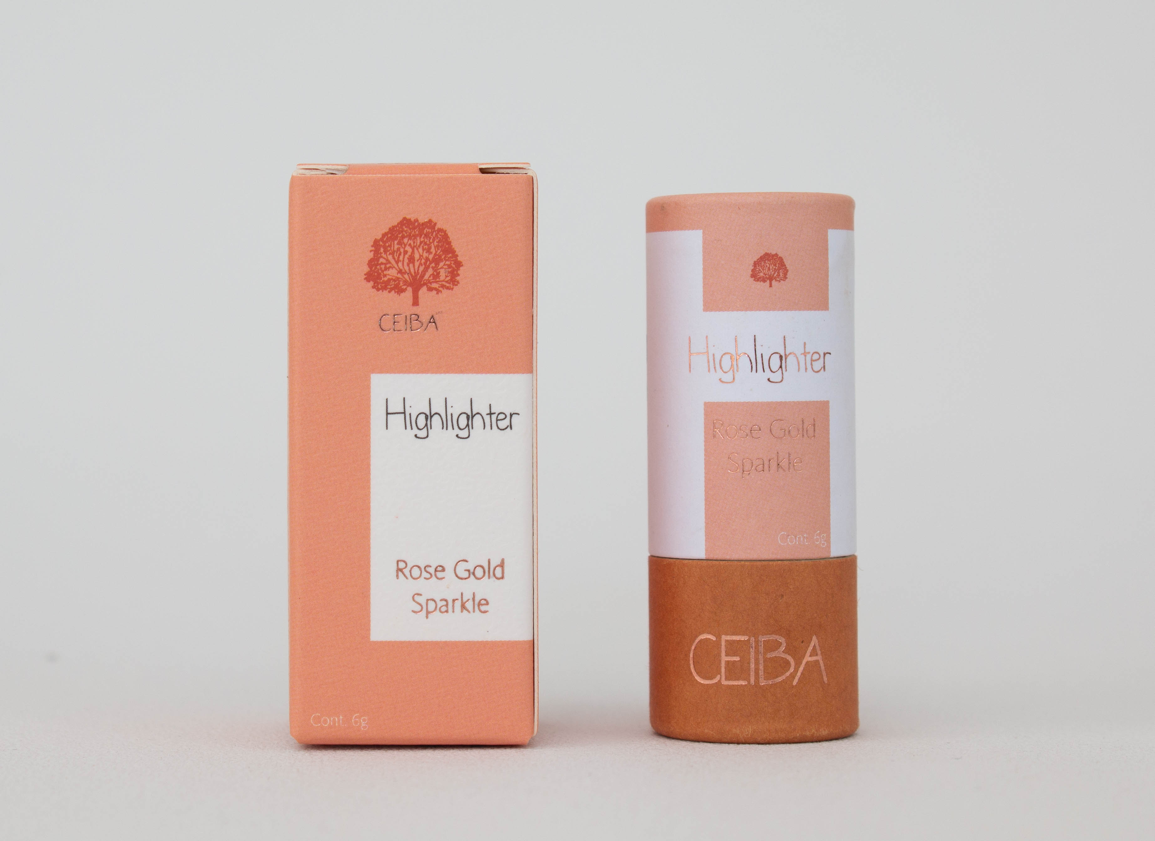 Ceiba- Highlighter Rose Gold Sparkle