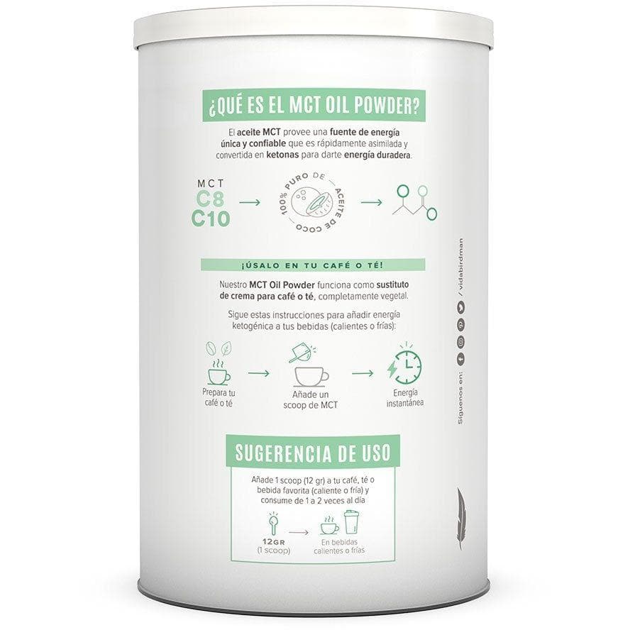Birdman -MCT oil powder natural 432 G wellnes