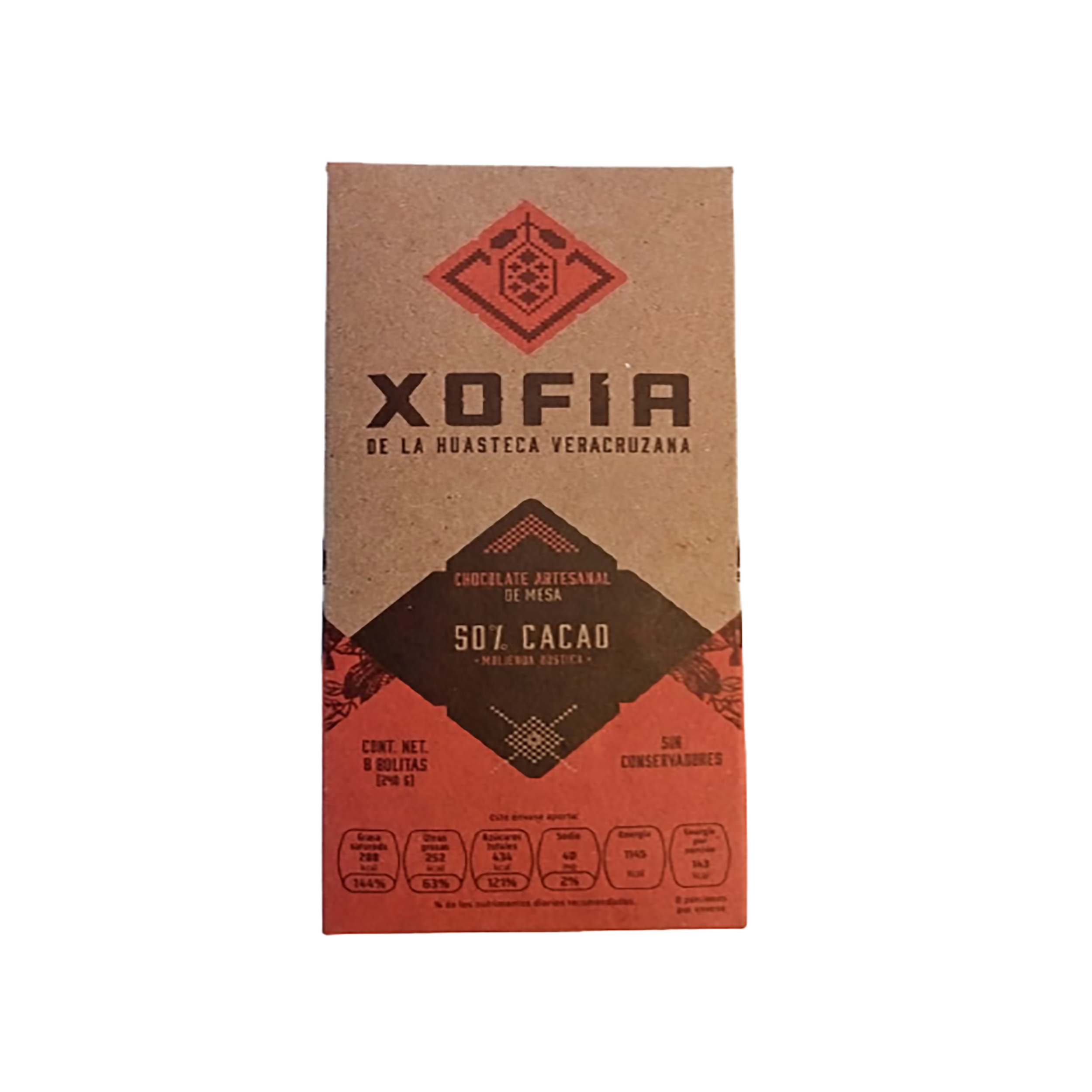 Xofia -Chocolate de mesa 50% cacao 240 G