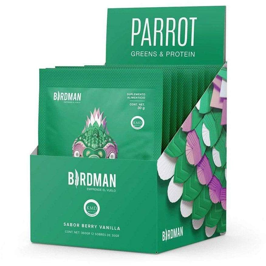 Birdman -Proteína parrot berry vainilla sobres 30 G