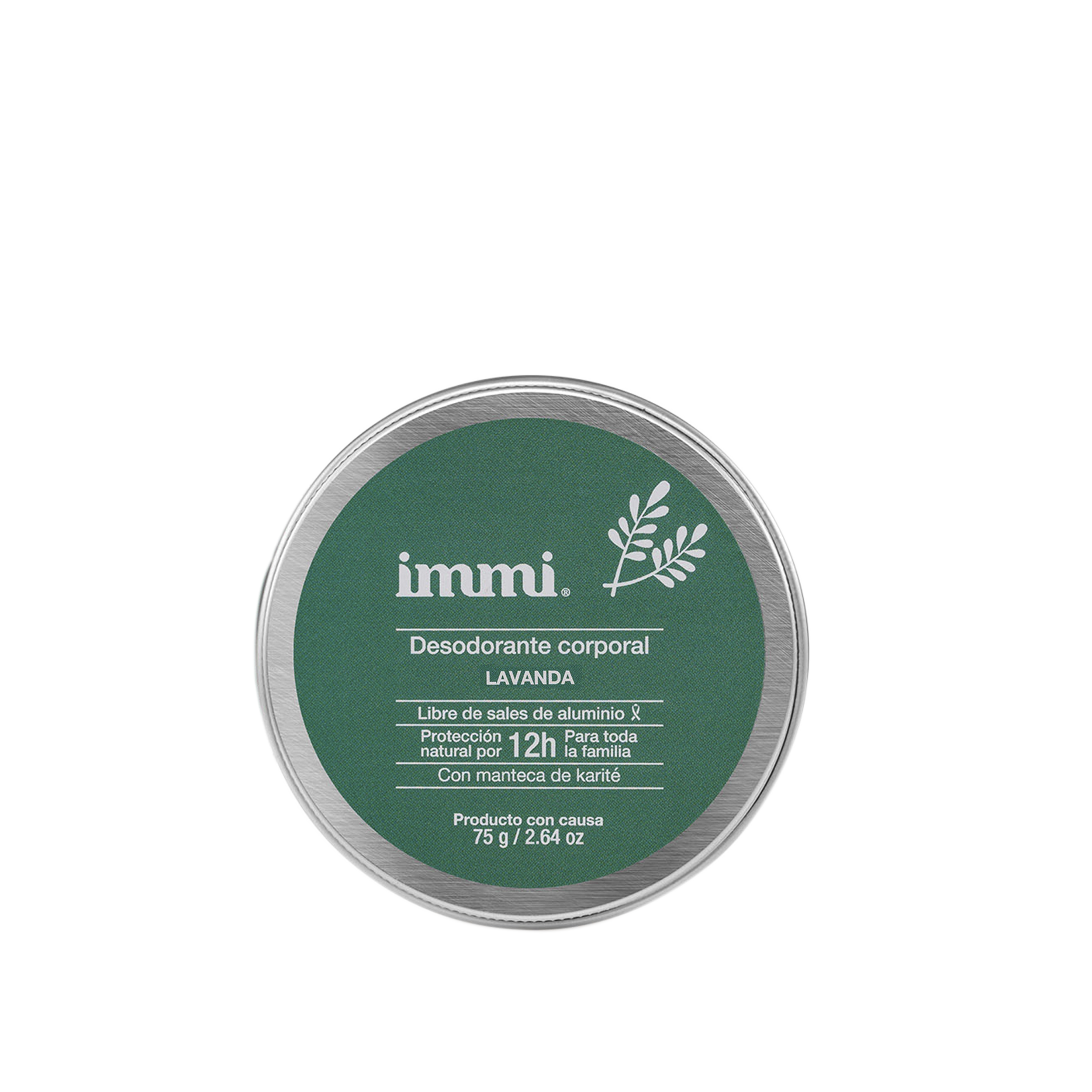 IMMI - Desodorante lavanda tarro metálico 75 G