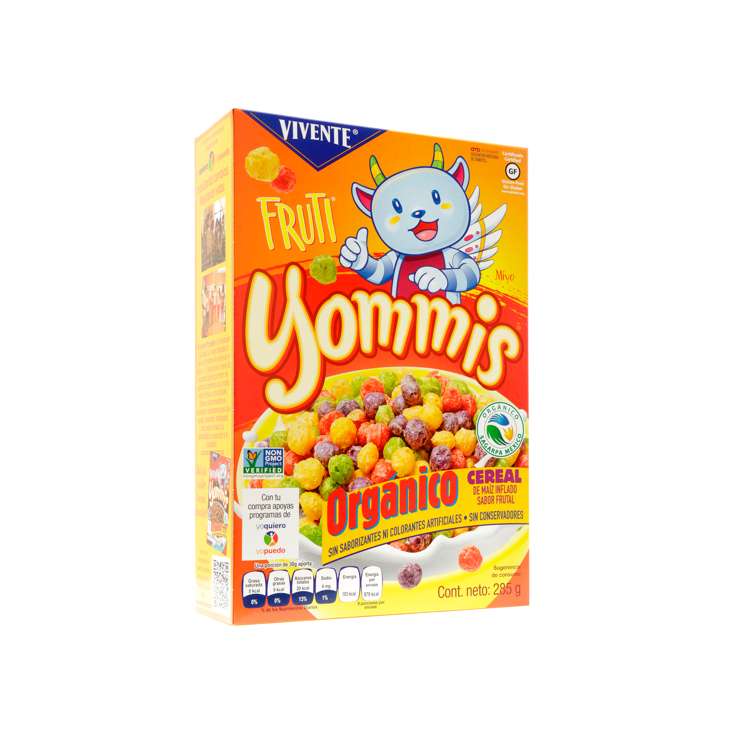 Vivente - Cereal yommis fruti 285 G