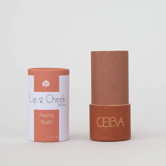 Ceiba- Bálsamo lip & chick Peachy Nude