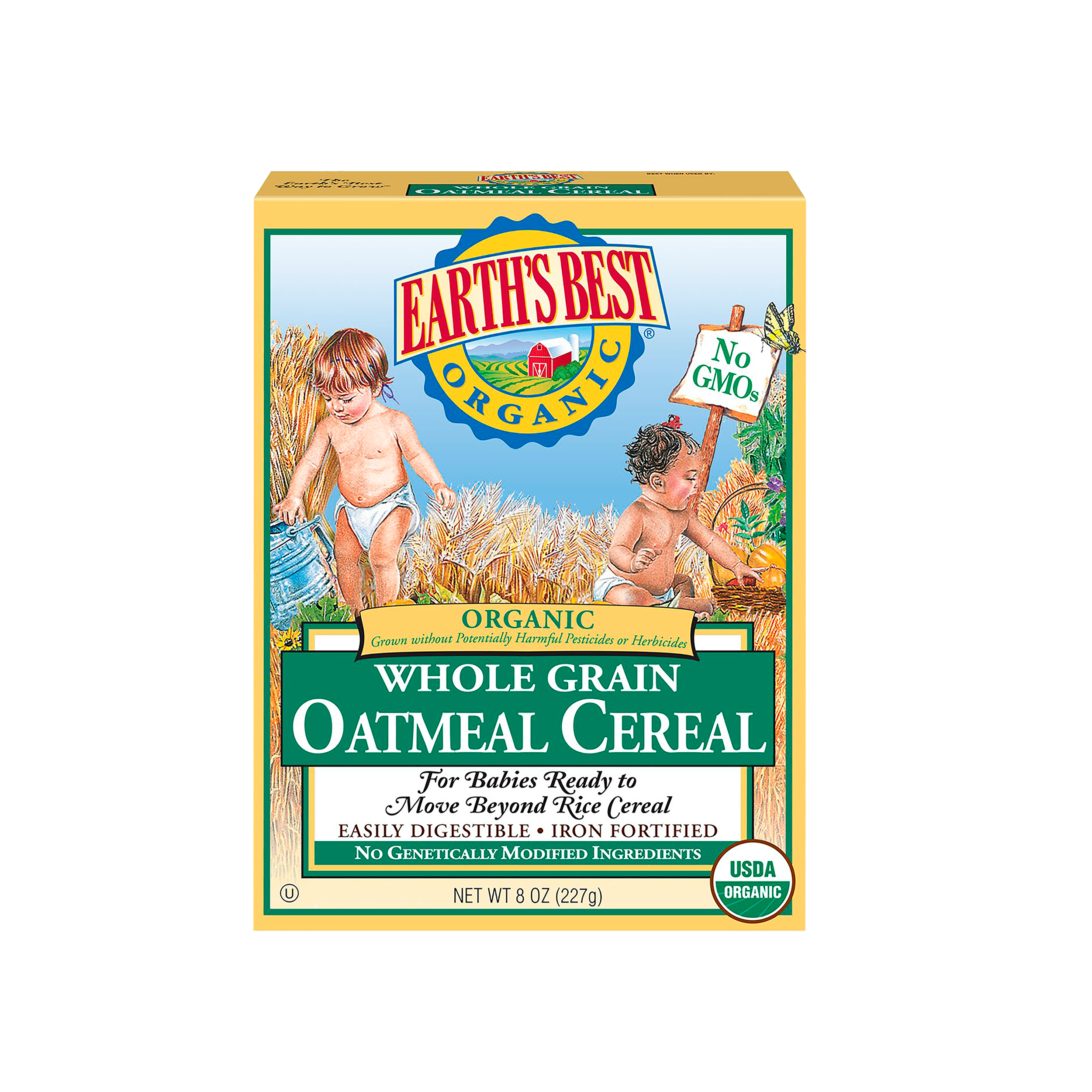 Earth s Best Cereal de avena para beb s 227 G Cuatro Biomarket