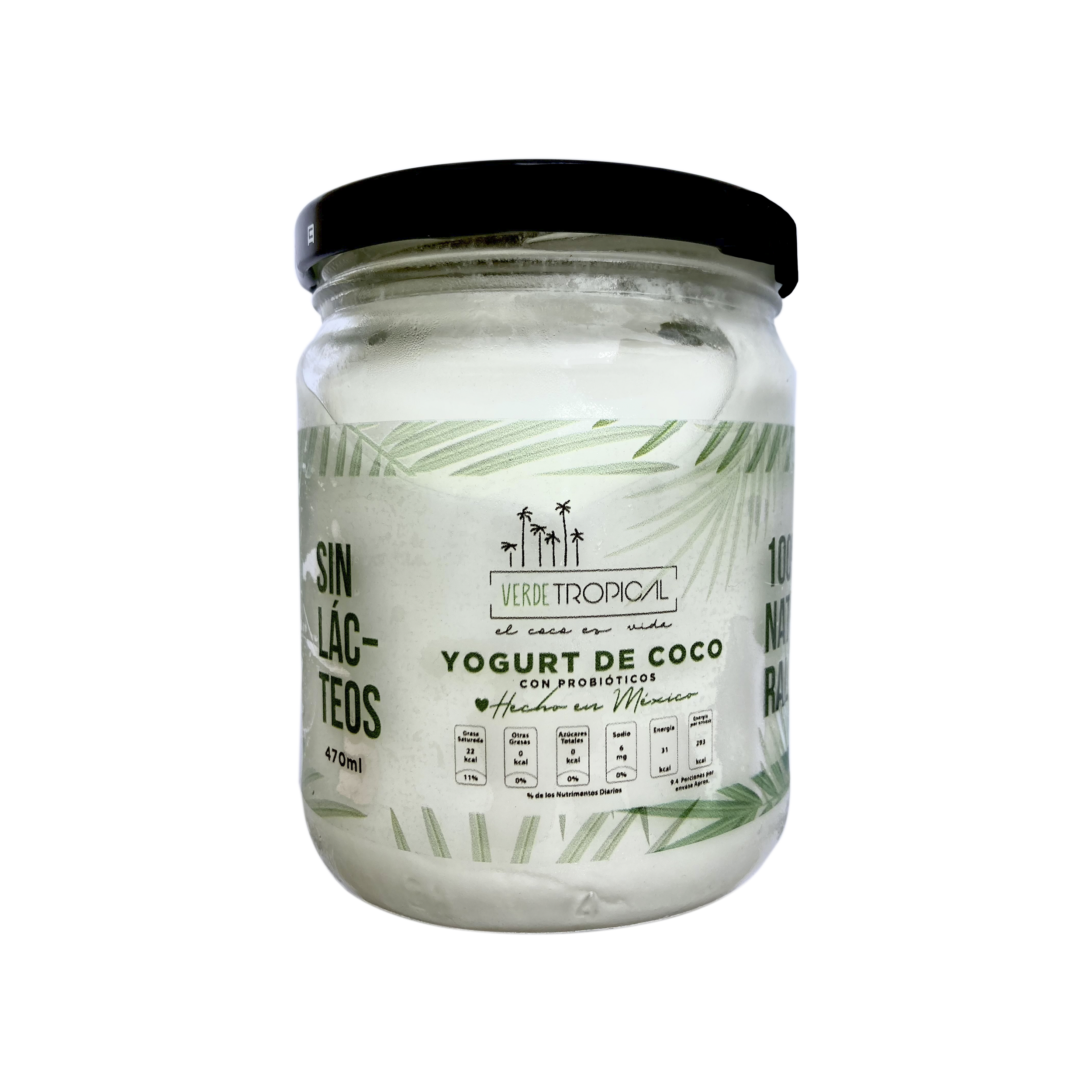 Verde tropical - Yogurt de coco